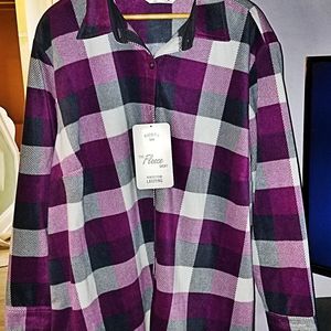 NEW - Rider by Lee Super Soft Ladies Fleece Shirt.  2X and  amazingly soft!!